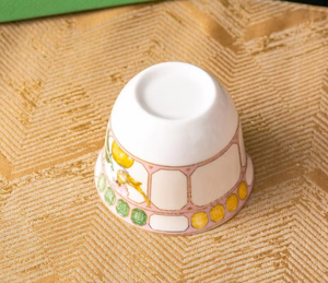 Vintage Ceramic Bone China <b>Tea</b> <b>Cups</b> <b>Set</b> 180ml Lemon Design Simple Luxurious Durable Reusable Dishwasher Safe Business Gift - Product Image 3