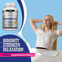Suplemento Premium de 8 Formas de Magnesio Elemental 1000mg Complejo para Mejorar la Memoria y el Sueño en Adultos