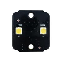 Carte LED à lumière blanche 3030, assemblage de diodes SMD LED PCBA, courant DC 3.3V 300mA, indicateur d'éclairage pour contrôle d'accès, petit appareil