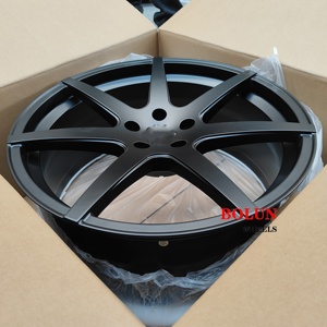 Jantes en alliage d'aluminium forgé personnalisées à 6 branches 21x9 21x10.5 CB66.9 Noir satiné ou pour <span class=keywords><strong>Corvette</strong></span> C8 C7 C6 C4 <span class=keywords><strong>Chevrolet</strong></span> Camaro SS ZL1 - Product Image 2