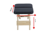 Accessoires de yoga, équipement de Pilates, banc pliable portable Zen, chaise de gym en bois, tabouret de yoga