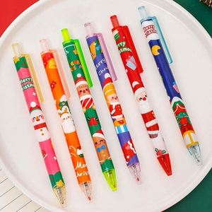 Stylo bille en plastique de Noël avec motifs Père Noël et rennes, stylos gel créatifs pour événements d'entreprise et cadeaux pour enfants - Product Image 4