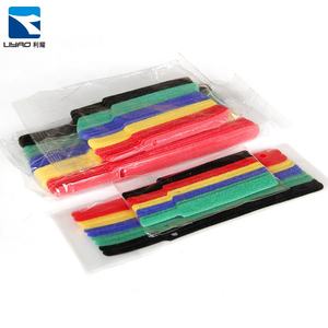 In Stock Back to Baack Cable Ties <strong>Hook</strong> <strong>and</strong> <strong>Loop</strong> Management Cord Ties <strong>Reusable</strong> for Electronics 100pices/packs - Product Image 6