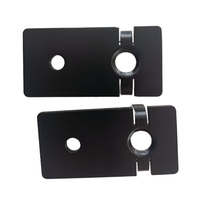 Emboutissage de métal en forme de L personnalisé Pièces de pliage Fabrication de tôle pour petits crochets métalliques et supports de moniteur