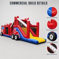 Château gonflable pour enfants, équipement de terrain de jeu, grand toboggan gonflable, trampoline extérieur