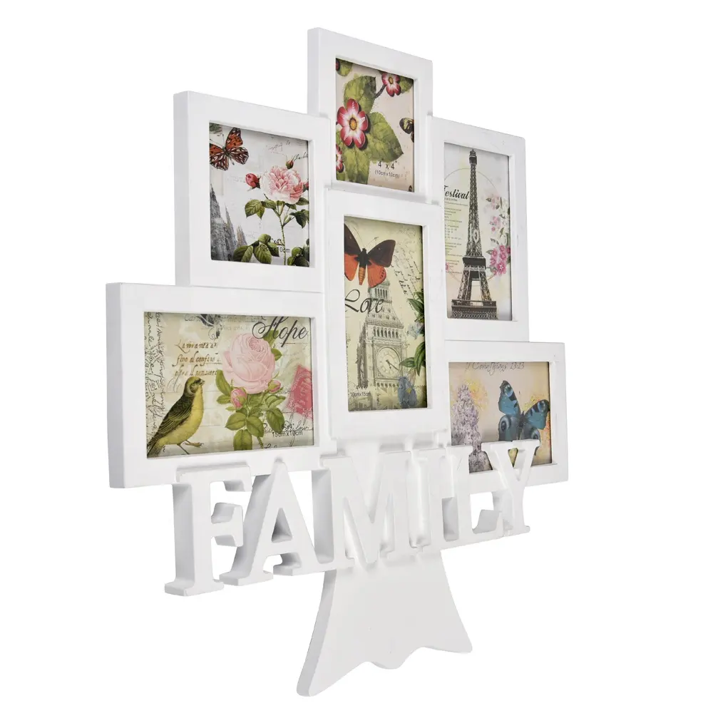 Nordic Style Cheap Home Decorative Wall Hanging Decorations Glass Photo Frame for Home