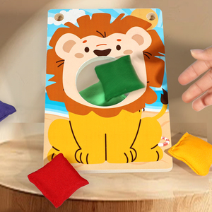 CPC CE 2 in 1Sandbag Ringtoss <b>Toy</b> Wooden Parent-child Interactive Outdoor 2 to 6 Years Old Boys Puzzle Early Educational <b>Toy</b> Set - Product Image 6