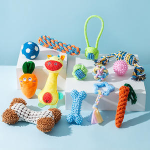 Ensemble de 18 jouets pour chiens et chats, classiques, pour le nettoyage des dents, à mâcher agressivement, résistants, avec des sons, interactifs, accessoires pour animaux de compagnie - Product Image 3