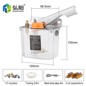 Bomba <span class=keywords><strong>de</strong></span> Grasa Manual <span class=keywords><strong>de</strong></span> Lubricación <span class=keywords><strong>de</strong></span> Aceite con Operación Manual a Presión con Capacidad <span class=keywords><strong>de</strong></span> 0.6L para Guía Deslizante - Product Image 2