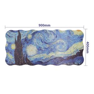 Alfombrilla de Ratón Personalizada con Reposamuñecas, Alfombrilla de Ratón para Juegos, Alfombrilla de Goma Plana con Pinturas Postimpressionistas de Van Gogh para Oficina - Product Image 6