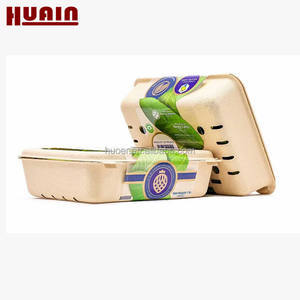 Çilek bambu hamuru özelleştirmek meyve kutusu için çevre dostu hamuru sepeti kutusu - Product Image 2