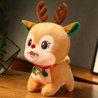 Peluche de Noël de haute qualité, Père Noël, sac de fruits de la paix, jouet en peluche, figurine, cadeau, boîte à surprises amusante, jouet en peluche pour enfants