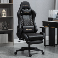Chaise de jeu ergonomique de couleur personnalisée style course fauteuil de jeu inclinable pivotant avec accoudoir 2D