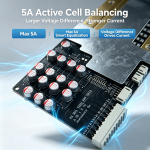 Placa de Protección de Batería LiFePO4 de Iones de Sodio 8S 3.2V 25.6V 100A 200A 400A con Balanceo Activo 5A para Almacenamiento de Energía Solar - Fabricante - Product Image 5