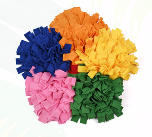 Tapis de renifflement de haute qualité pour chiens, tapis d'alimentation pour animaux de compagnie, tapis de renifflement interactif pour chiens, série fleurs, tapis de renifflement pour chiens - Product Image 1