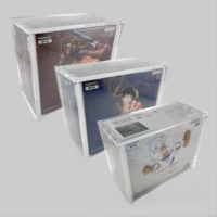Boîte de protection en acrylique transparente pour cartes One Piece en anglais, étui en acrylique pour cartes One Piece Op13 Op14