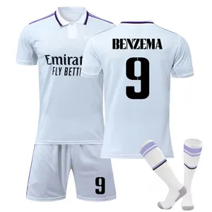 Camiseta de fútbol de Club 2425 #5 Bellingham #7 VINI JR, uniformes de fútbol reversibles personalizados al por mayor, maillot de fútbol