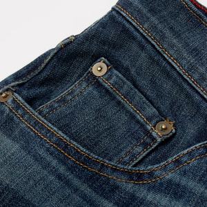 ShanLai Craft-<b>work</b> Small Batch Straight Denim <b>Jeans</b>/ Slim Straight Fit <b>Men</b> <b>Jeans</b> With a Timeless Silhouette - Product Image 3