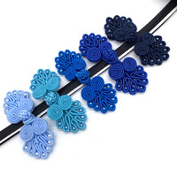 Boutons Cheongsam à sept perles tissés à la main pour accessoires vestimentaires ; Boutons de manteau ; Boutons décoratifs