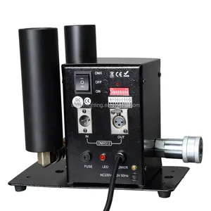 Penjualan laris mesin kabut Jet es kering DJ teater pipa ganda CO2 dengan tampilan Digital kompatibel dengan DMX512