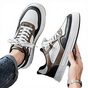 Zapatos de Moda para Hombre, Estilo Retro, Versátiles, con Suela Gruesa, Talla Grande, Transpirables, Casuales, Impermeables, de PU, para Correr y Deportes - Product Image 3