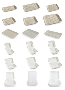 Phân Hủy Sinh Học Takeaway Bagasse Vỏ Sò Mía Thực Phẩm Mía Container Ăn Trưa Hộp Pfas Miễn Phí - Product Image 3