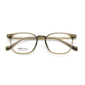 Montures de lunettes classiques rétro 7027, monture rectangulaire complète, légères, unisexes, matériau EMS, origine Danyang - Product Image 5