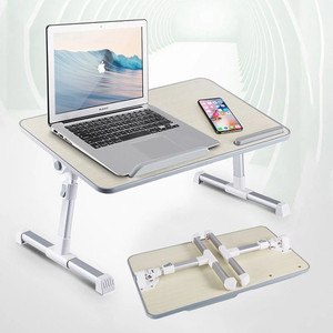 Multi-angle <strong>Adjustable</strong> Laptop Stand <strong>Table</strong> Household Lazy Study <strong>Table</strong> on the Bed <strong>Folding</strong> Stand Study <strong>Table</strong> with Fan - Product Image 1