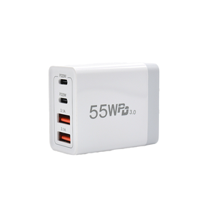 Cabezal de carga rápida <span class=keywords><strong>original</strong></span> de fábrica EU AU US UK 55W <span class=keywords><strong>cargador</strong></span> de pared con interfaz USB tipo C dual <span class=keywords><strong>para</strong></span> productos electrónicos - Product Image 1