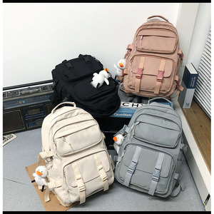 Nueva mochila de nailon impermeable personalizada para mujer, mochila escolar de viaje con múltiples bolsillos para chicas adolescentes, mochilas para libros, mochila - Product Image 2