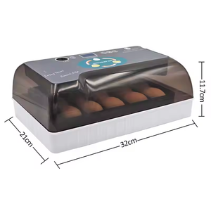 Mini incubadora de huevos y incubadora de pantalla electrónica para incubar huevos de gallina, nueva condición para la venta, 12 Uds. - Product Image 3