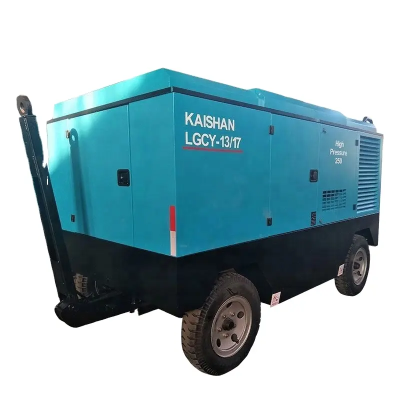 Compressor de ar usado LGCY-18/17 com parafuso diesel móvel, mineração, uso externo, para perfuração