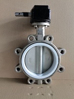 Vanne papillon à bride en fonte ductile Veyron GGG50 316 Ss avec actionneur 100 mm 6 pouces motorisée 800 mm avec joint en PTFE