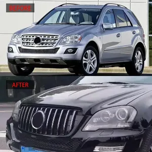 กระจังหน้าสำหรับ ML W164 ปี 2009-2011 ชุดแต่งกันชนพร้อมช่องระบายอากาศ ฝาครอบตกแต่ง ชุดแต่งสไตล์บอดี้คิท อุปกรณ์ตกแต่งรถยนต์ - Product Image 2