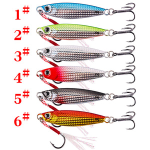 Leurre de pêche Ytqhxy Jig 7g 10g 15g 20g, appât de fond pour la pêche au bar, équipement de pêche - Product Image 1