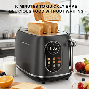 스마트 터치스크린 다단계 조절 토스터 800W 고출력 304 스테인리스 재질 해동 재가열 기능 가정용 - Product Image 3