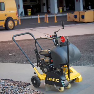 Scie à béton PME-Q300 avec réglage de rotation du manche, profondeur maximale de coupe de 10 cm, pour travaux commerciaux sur béton - Product Image 1