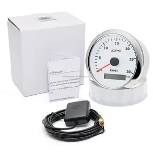 85mm IP67 impermeabile bianco frontalino sensore GPS barca moto Automobile tachimetro GPS