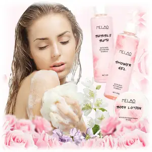 Private Label Moisturizing Bathing Product Spa Gift Body Lotion Kit Custom Shower Gel Bath And Body Spa Gift Bath Set For Women