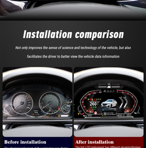 Navihua Multimedia Digital Screen Instrument Cluster <span class=keywords><strong>Monitor</strong></span> Auto <span class=keywords><strong>Lcd</strong></span> <span class=keywords><strong>Dashboard</strong></span> für BMW 5er F10 2010-2017 - Product Image 3