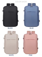Sac à dos unisexe personnalisé pour étudiants, sac d'affaires durable, sac de voyage élégant et imperméable avec compartiment à chaussures