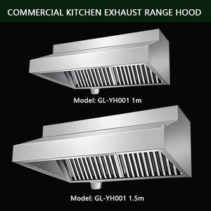 Sistemas de campana extractora de <span class=keywords><strong>cocina</strong></span> de restaurante de acero inoxidable <span class=keywords><strong>Industrial</strong></span> Equipo de campana extractora de gas de bajo ruido para hoteles Restaurantes - Product Image 2