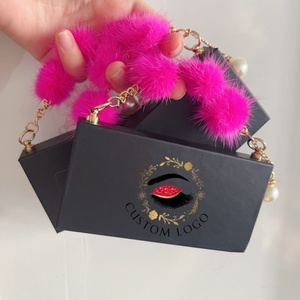 ขายส่ง 3D Mink Fur <span class=keywords><strong>ขน</strong></span>ตากล่องฉลากส่วนตัว Lash กล่อง OEM ขายส่งสีเขียวแวววาว Lashpackaging กล่อง - Product Image 6