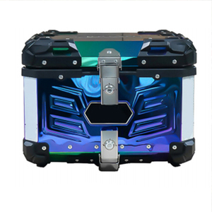 Boîtier supérieur universel pour <span class=keywords><strong>moto</strong></span> Boîte arrière en <span class=keywords><strong>aluminium</strong></span> Coffre étanche avec serrure Boîte de rangement pour bagages de casque pour scooter <span class=keywords><strong>Moto</strong></span> - Product Image 3