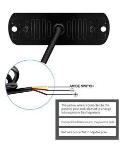 4 LED Camión Indicador lateral Luz de advertencia <span class=keywords><strong>Coche</strong></span> Remolque Avería Luces DE EMERGENCIA Lámpara estroboscópica LED Indicador de luz de señal lateral 12V - Product Image 4