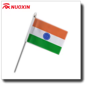 Custom Professional Factory Supply 14*21cm Polyester Rectangle Country Hand Held <strong>Flag</strong> for Events - Product Image 2