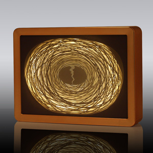 Giấy Cắt Ánh Sáng Hộp Quà Tặng Trẻ Sơ Sinh Các Mặt Hàng 3D Đèn Ngủ LED Bàn Cạnh Giường Ngủ Đèn Trang Trí Phòng Ngủ Kid Phòng Ánh Sáng - Product Image 2