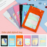 Sacs d'emballage pour aliments pour animaux de compagnie en film laminé d'aluminium coloré avec fermeture éclair, haute performance, haute luminosité, haute résistance, personnalisés