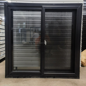 Finestre in PVC Nero Opaco per Appartamenti con Doppio Vetro Fonoassorbente <span class=keywords><strong>Finestra</strong></span> Scorrevole - Product Image 3