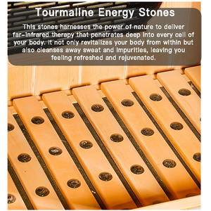 Infravermelho Casa Sauna Sala 1 Pessoa Cicuta De Madeira Interior Sauna Seca Baixo EMF 1250W SPA Tub Painel De Controle LCD, 10 Minutos Pré-Aquecimento - Product Image 3